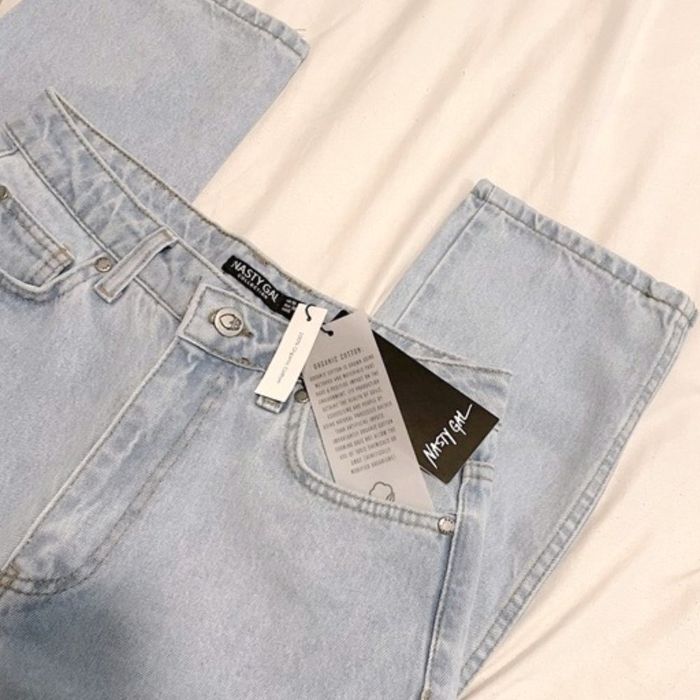 NASTY GAL Organic Cotton Mom Jean
